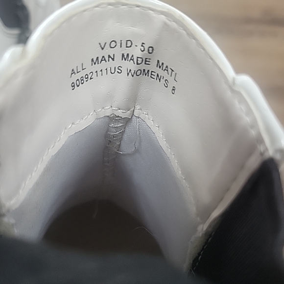 Demonia Void 50 White Platform Boots With Chains Size Womens 8 - Picture 9 of 15